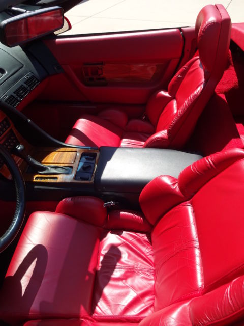 1992 red Chevrolet Corvette Convertible