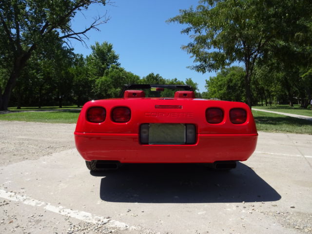1992 red Chevrolet Corvette Convertible