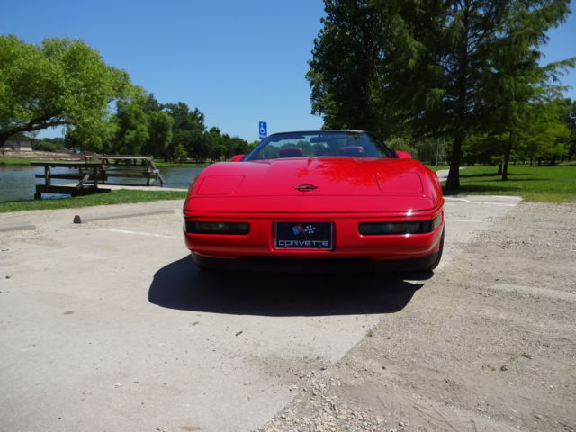 1992 red Chevrolet Corvette Convertible