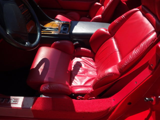 1992 red Chevrolet Corvette Convertible
