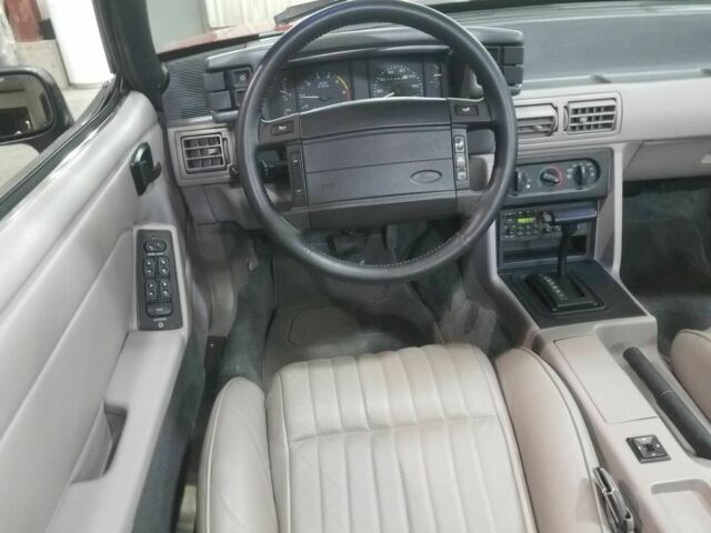 1992 Red Ford Mustang Convertible