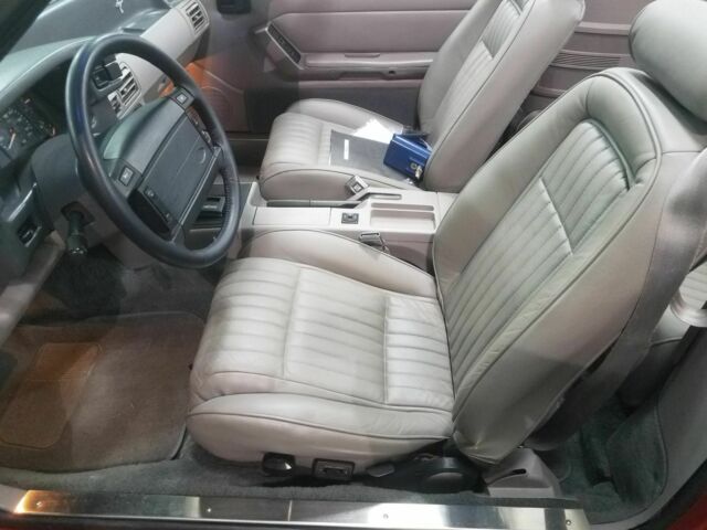 1992 Red Ford Mustang Convertible