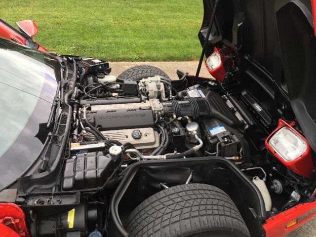 1992 Red Chevrolet Corvette Convertible