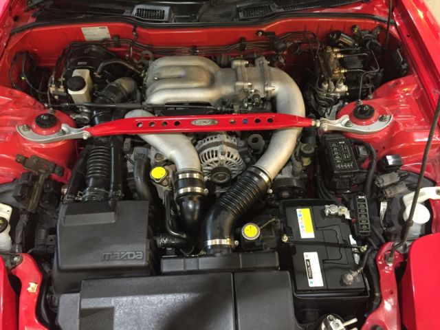 1992 Red Mazda RX-7 Coupe