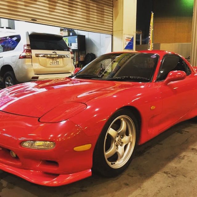 1992 Red Mazda RX-7 Coupe