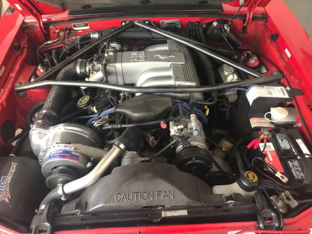 1992 Red Ford Mustang Coupe