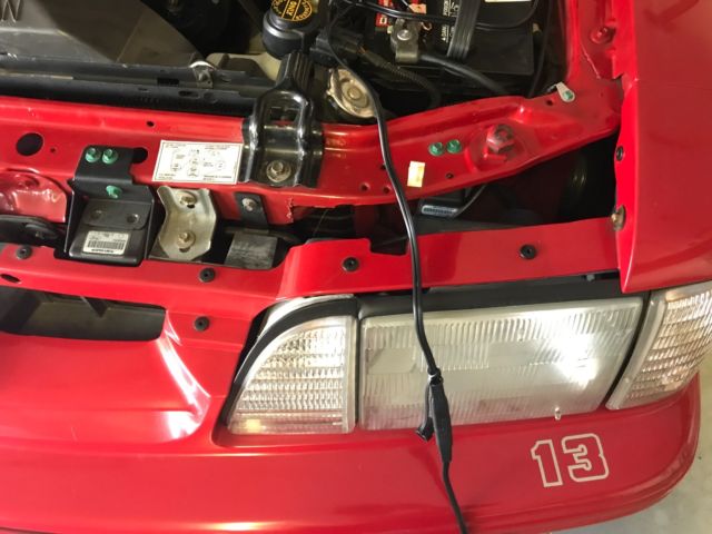 1992 Red Ford Mustang Coupe