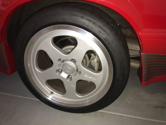 1992 Red Ford Mustang Coupe