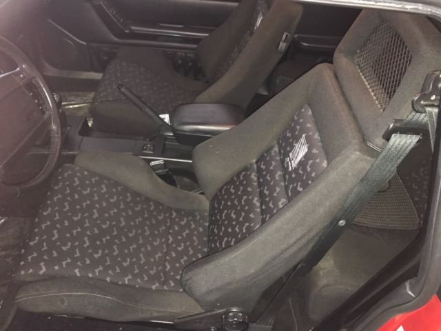 1992 Red Ford Mustang Coupe