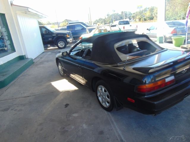 1992 Black Nissan 240SX Convertible