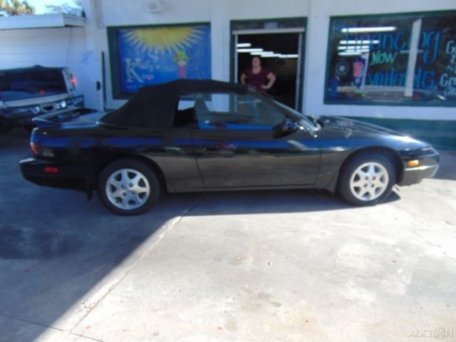 1992 Black Nissan 240SX Convertible