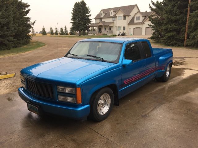 1992 Blue Chevrolet C/K Pickup 1500 Extended Cab Pickup