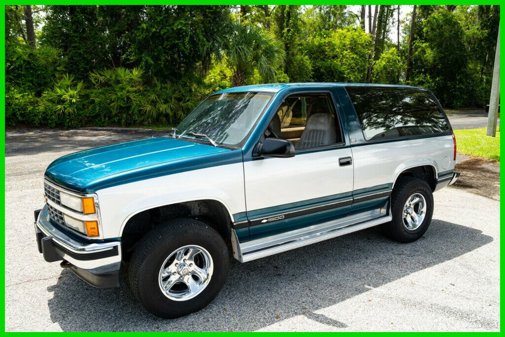 1992 Blue Chevrolet Blazer SUV