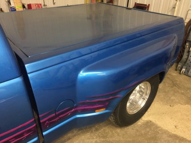 1992 Blue Chevrolet C/K Pickup 1500 Extended Cab Pickup