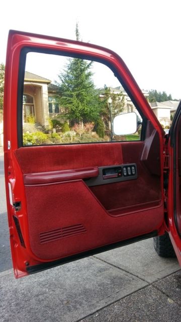 1992 Red Chevrolet C/K Pickup 1500 Standard Cab Pickup