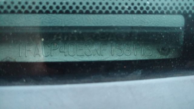 1992 White Ford Mustang Coupe