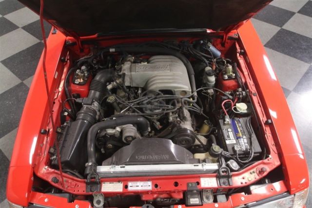 1992 Red Ford Mustang Convertible