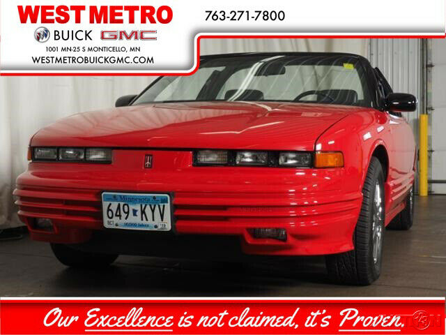 1992 Red Oldsmobile Cutlass Convertible
