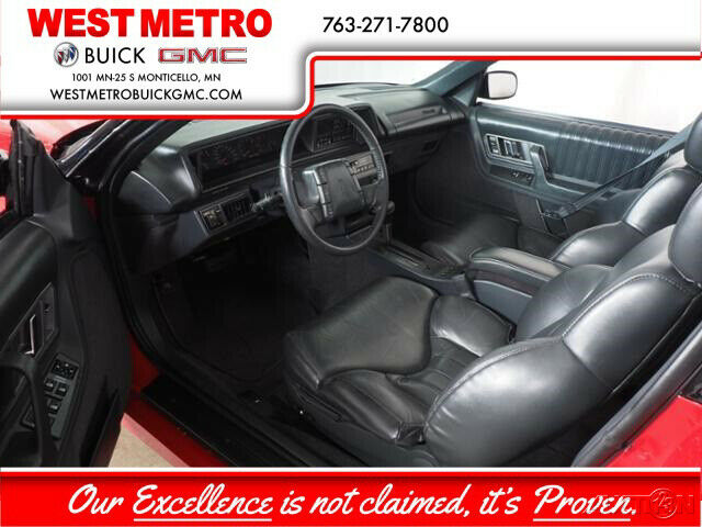 1992 Red Oldsmobile Cutlass Convertible