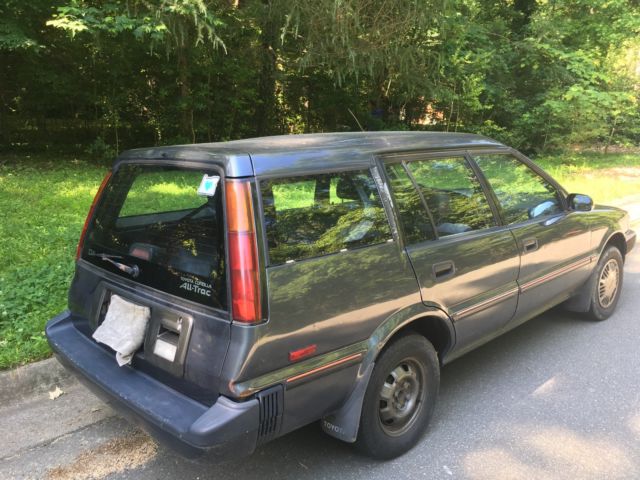 1992 Blue Toyota Corolla Wagon