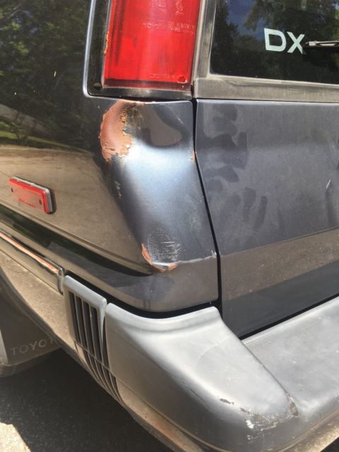 1992 Blue Toyota Corolla Wagon