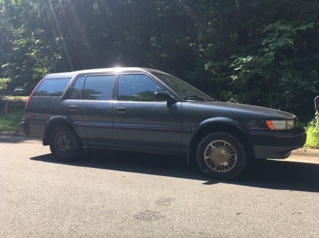 1992 Blue Toyota Corolla Wagon
