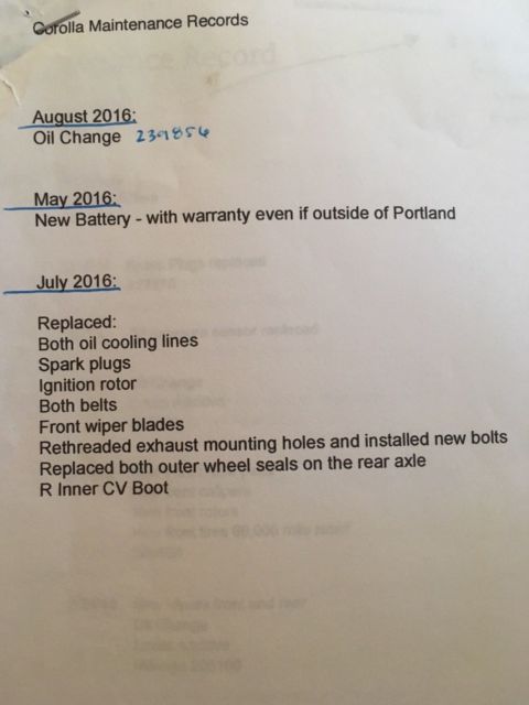 1992 Blue Toyota Corolla Wagon