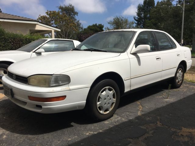 1992 White Toyota Camry Sedan