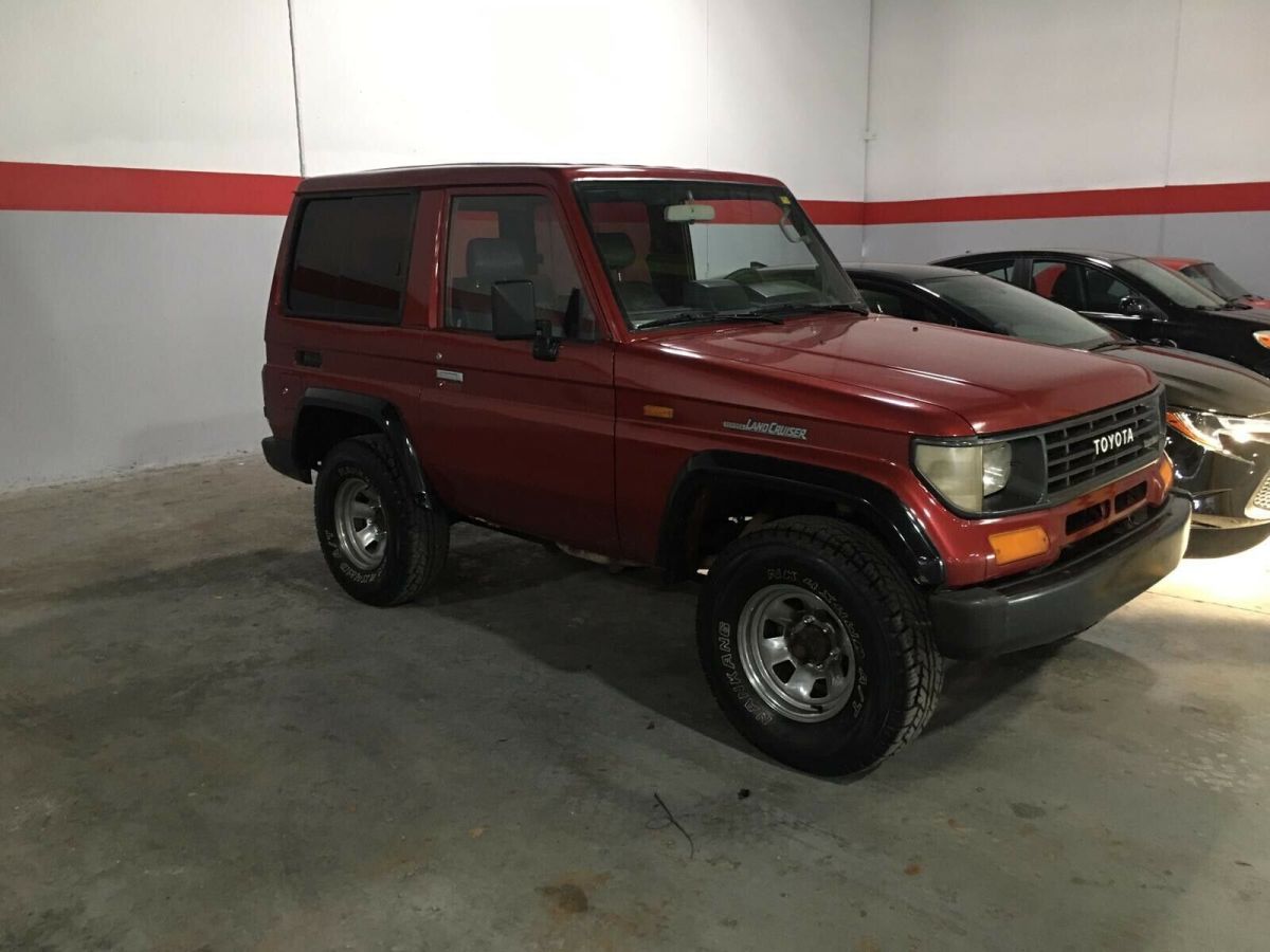 1992 Burgundy Toyota Land Cruiser SUV