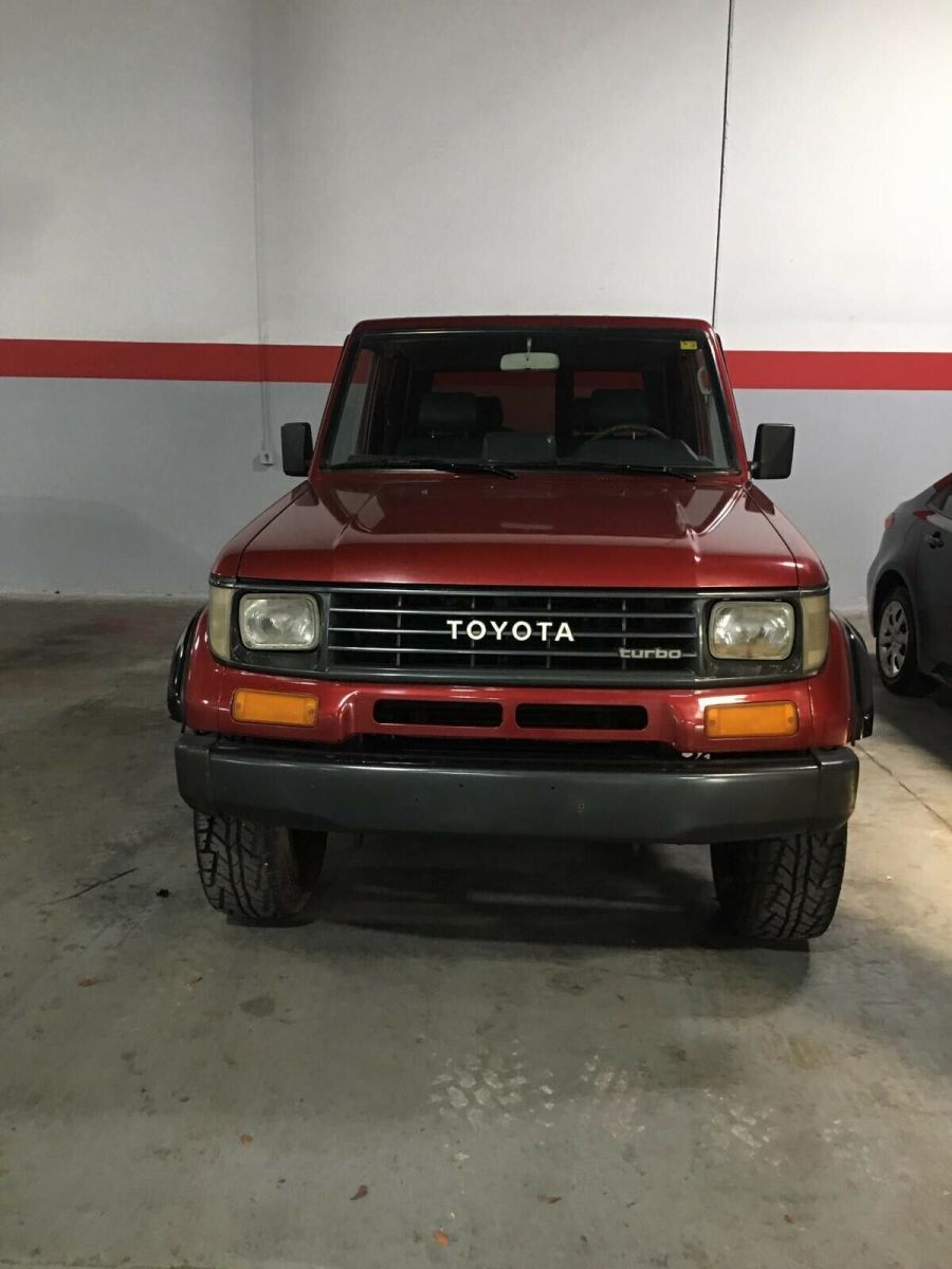 1992 Burgundy Toyota Land Cruiser SUV