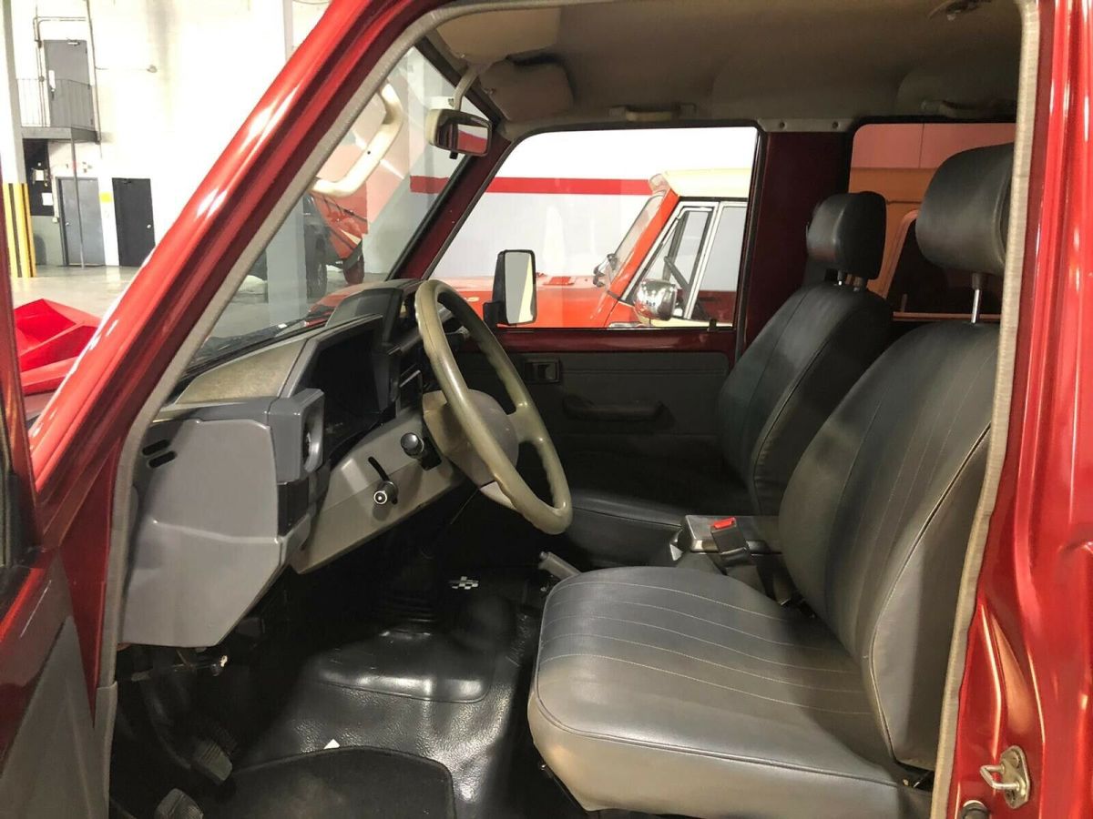 1992 Burgundy Toyota Land Cruiser SUV