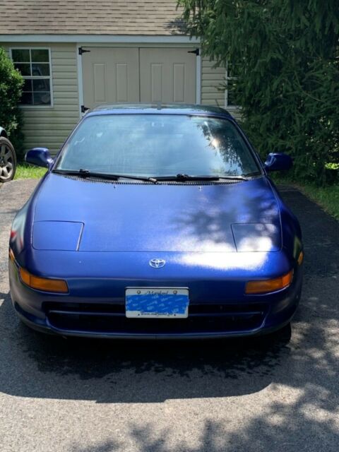 1992 Blue Toyota MR2 T-tops