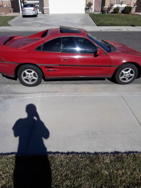 1992 Red Toyota MR2 Coupe