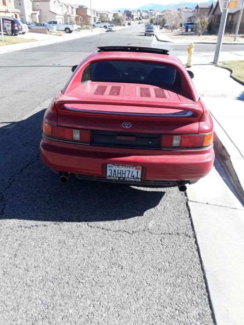 1992 Red Toyota MR2 Coupe