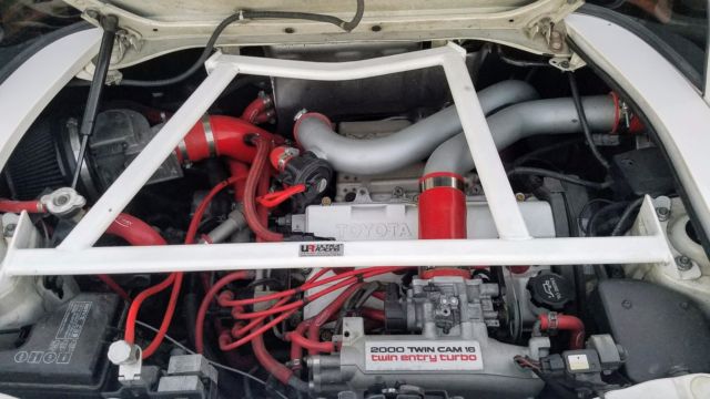 1992 White Toyota MR2 Coupe