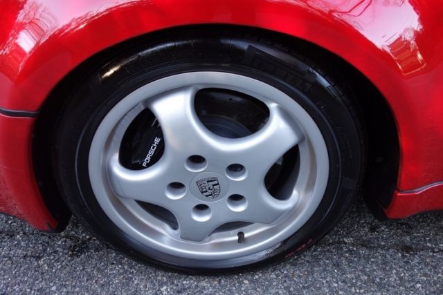 1992 Red Porsche 911 Coupe