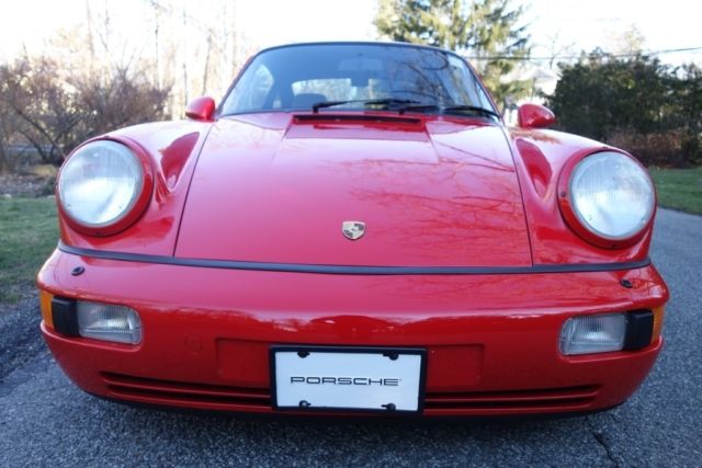 1992 Red Porsche 911 Coupe