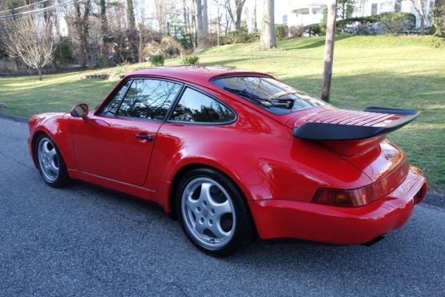 1992 Red Porsche 911 Coupe