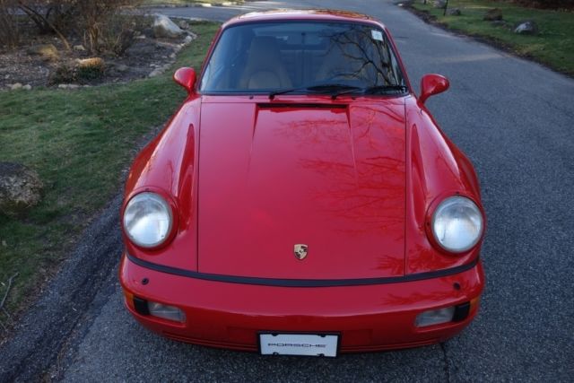 1992 Red Porsche 911 Coupe