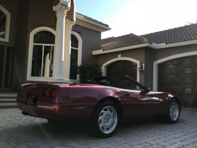 1992 Red Chevrolet Corvette Convertible