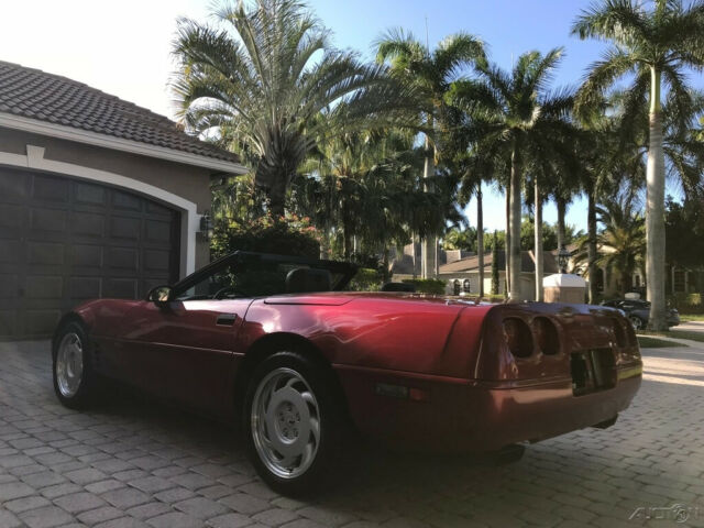 1992 Red Chevrolet Corvette Convertible