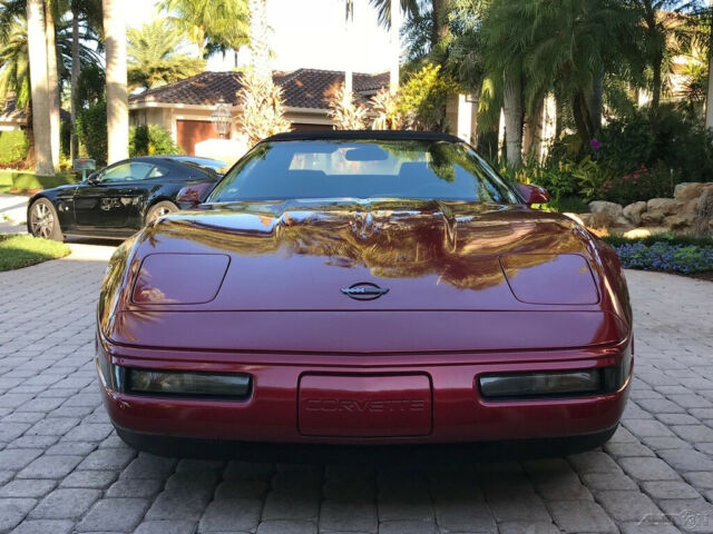 1992 Red Chevrolet Corvette Convertible