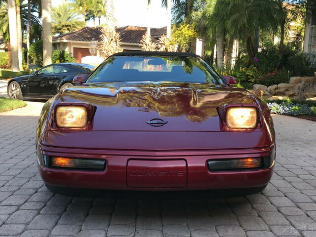 1992 Red Chevrolet Corvette Convertible