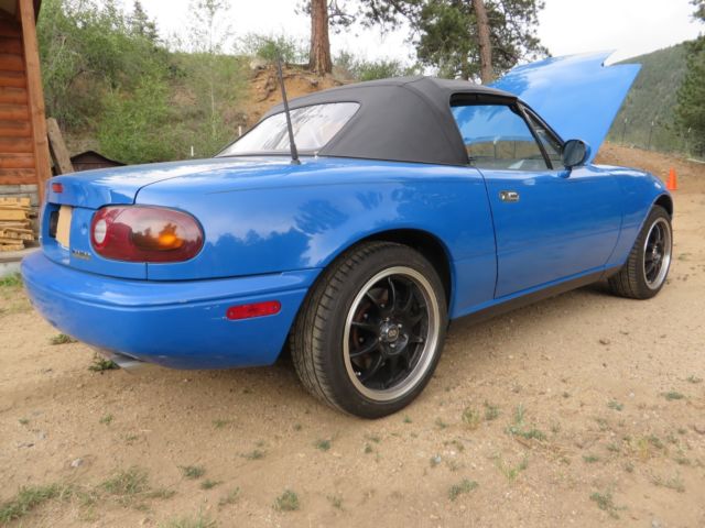 1992 Blue Mazda MX-5 Miata Convertible