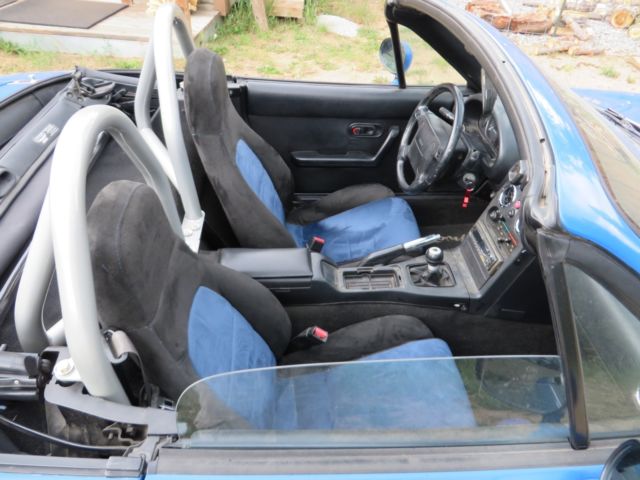 1992 Blue Mazda MX-5 Miata Convertible