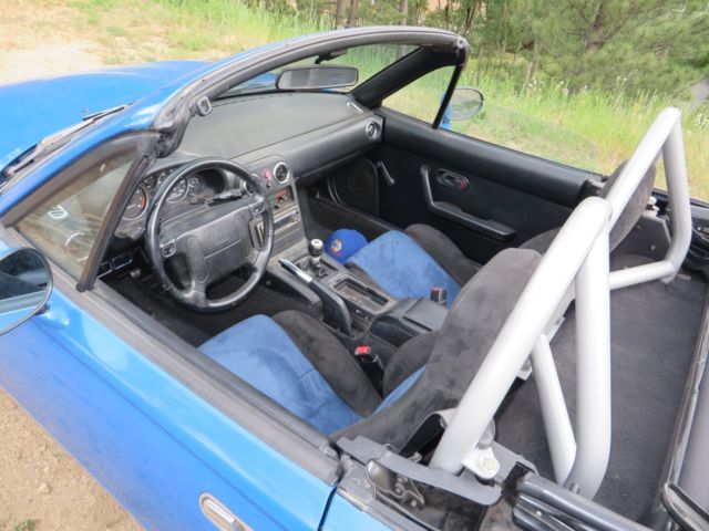 1992 Blue Mazda MX-5 Miata Convertible