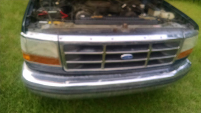 1992 Blue Ford F-350 Crew Cab Pickup