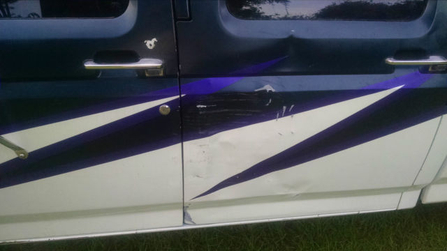 1992 Blue Ford F-350 Crew Cab Pickup