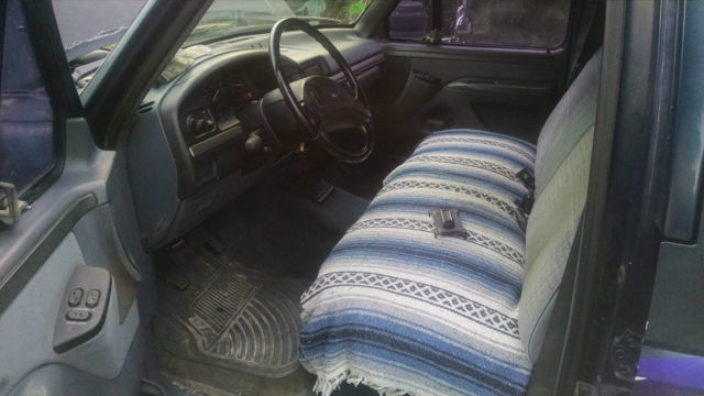 1992 Blue Ford F-350 Crew Cab Pickup