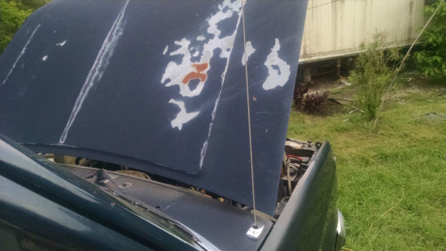 1992 Blue Ford F-350 Crew Cab Pickup